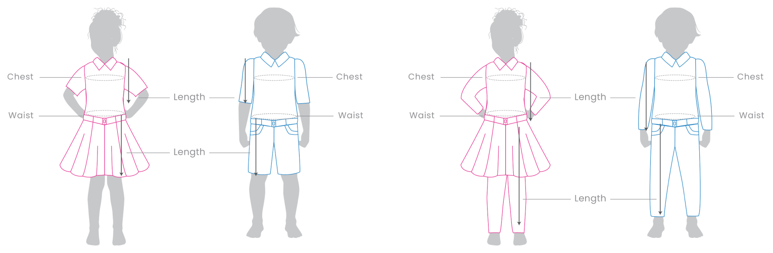 uniform size chart